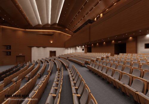 سالن آمفی تاتر دانشگاه آزاد اسلامی واحد خرگوش تپه گرگان